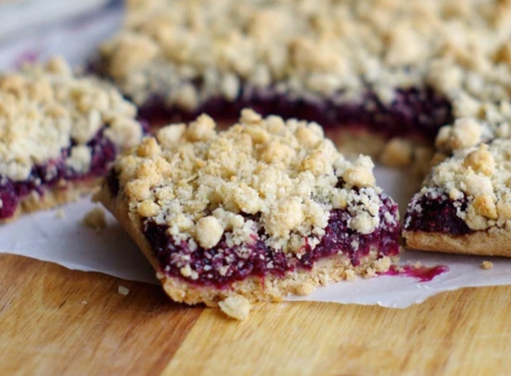 Gluten-Free, Nutrient-Packed Raspberry Crumble Bars